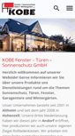 Mobile Screenshot of kobe-fenster.at